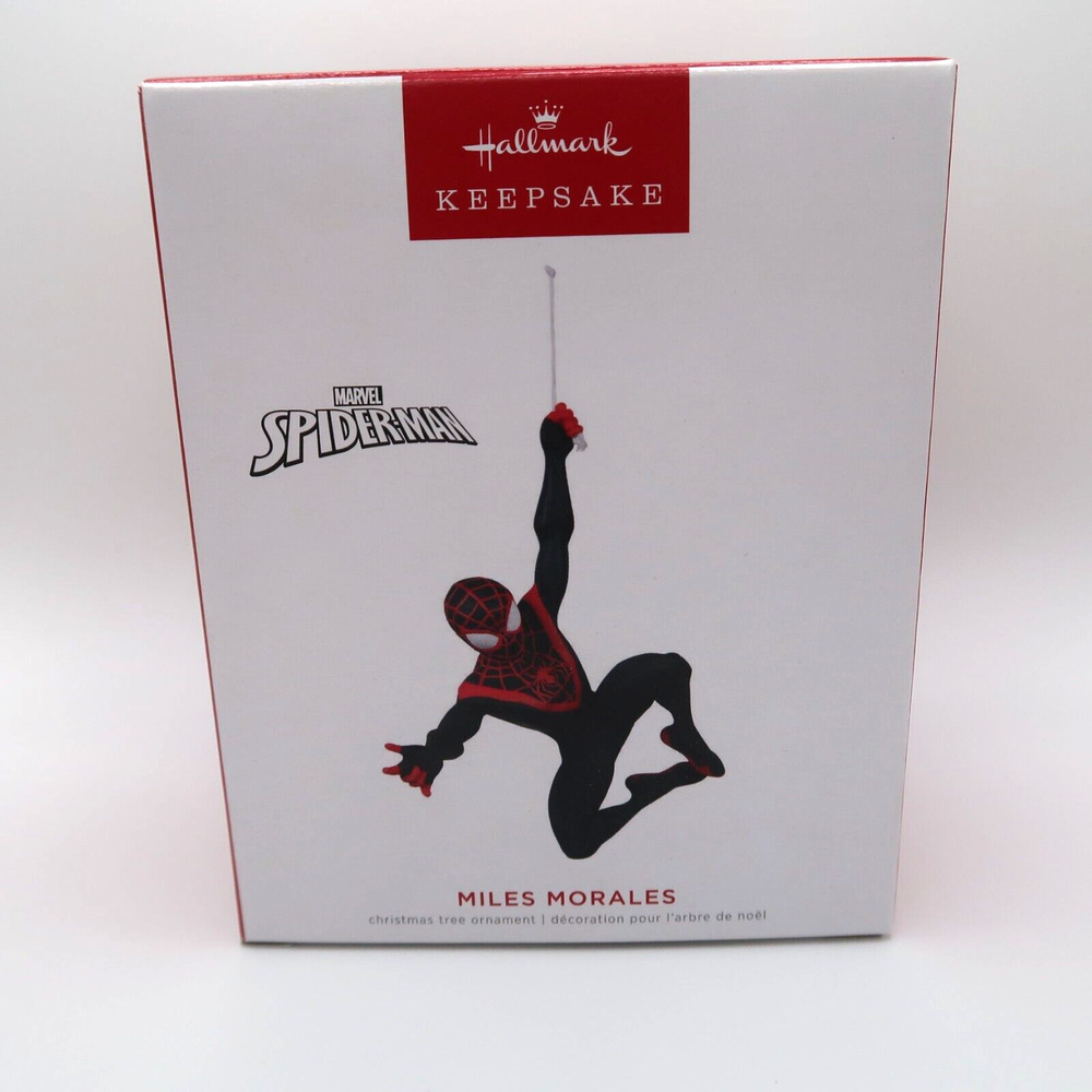 Hallmark Keepsake Marvel Miles Morales Spider-Man Ornament 2022 Dangling